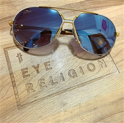 Cazal Legends 968 Deluxe 24kt Sunglasses