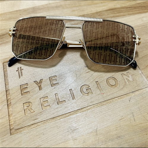 Eye Religion Lunetz 001 18kt Hologram Sunglasses