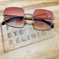 Eye Religion Lunetz 002 18kt Sunglasses