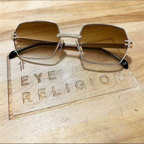 Eye Religion Lunetz 002 18kt Sunglasses