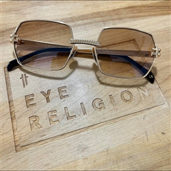 Eye Religion Lunetz 002 18kt Sunglasses