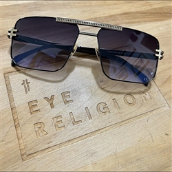 Eye Religion Lunetz 003 18kt Sunglasses