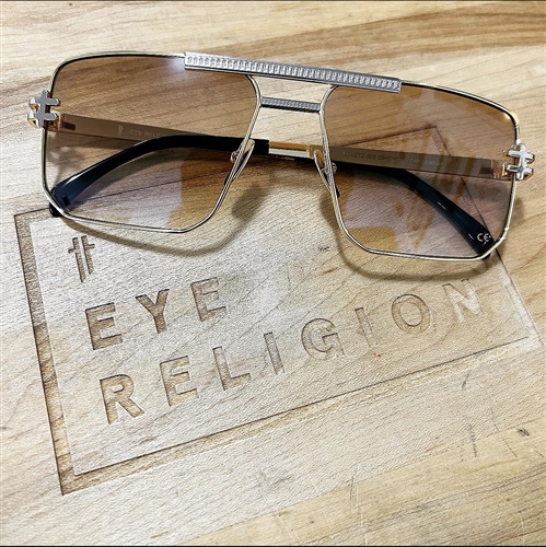 Eye Religion Lunetz 003 18kt Sunglasses