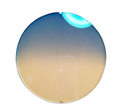 Blue Gradient Champagne Blue Ice Flash Mirror Lenses