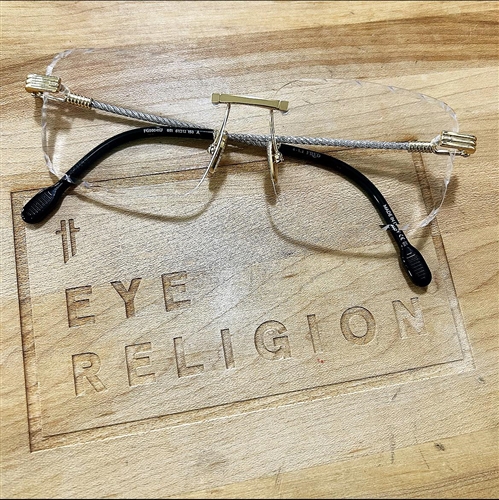 Fred Force 10 50041U Rimless Sunglasses w/ Diamond Cut Transition Brown Lenses