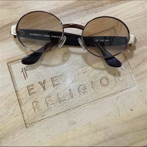 GianFranco Ferre 421/S Vintage Sunglasses w/ Custom brown gradient Lenses