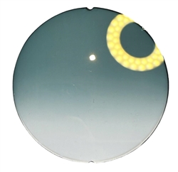 Goddart : Aqua Green Gradient w/ Gold Flash Mirror Lenses