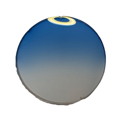 Iris : Blue Gradient w/ Gold Flash Mirror Lenses