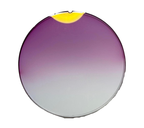 Light Violet Gradient Gold Flash Mirror Lenses