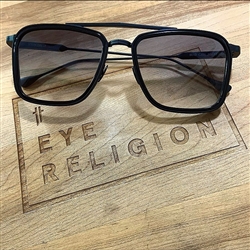 John Dalia Brad Black Carbon Sunglasses