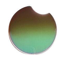 Brown Gradient Green Gold Flash Mirror Lenses