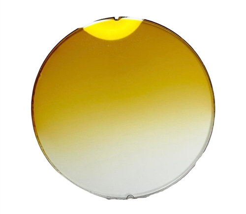 Light Amber Brown Gradient Gold Flash Mirror Lenses