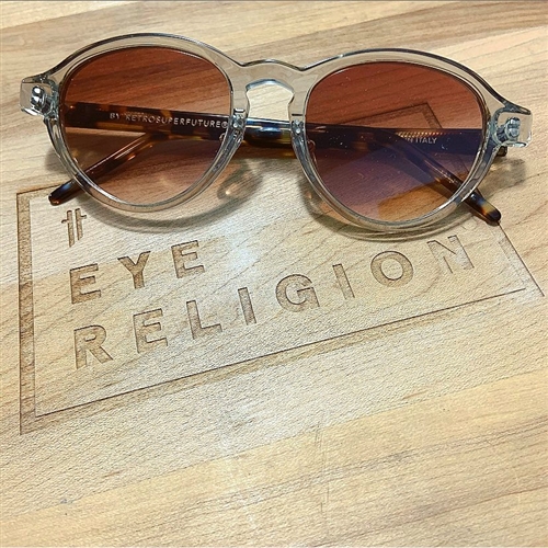 RetroSuperFuture Versilia Custom Sunglasses w/ Custom Light Brown Gradient Lenses