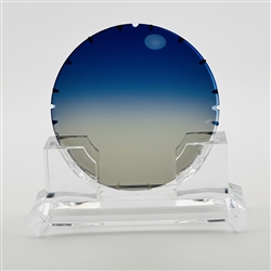 Sartre Polarized Blue Gradient Grey Lenses