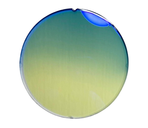 Blue Gradient Yellow Blue Flash Mirror Lenses