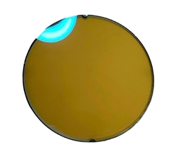 Light Grey Brown Blue Flash Mirror Lenses