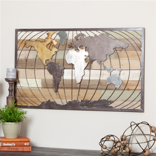 4479 - Marco World Map Wall Decor