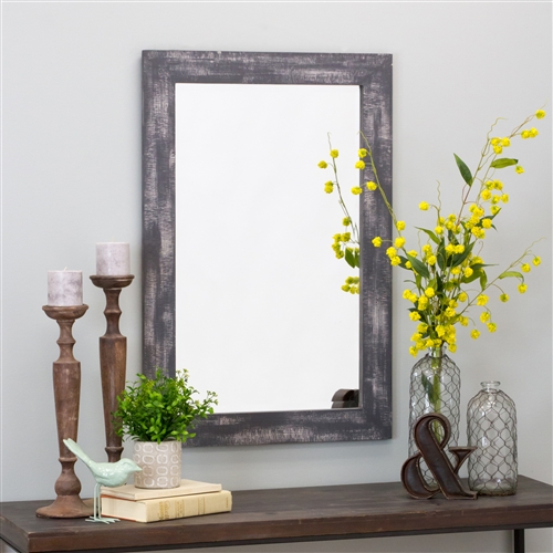 6053 - Morris Wall Mirror - Gray 36 x 24