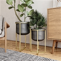 6381 - Rizzy Mid Century Planters (Set of 2)
