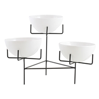 6640 - Zangora Modern Ceramic 3-Tier Planter