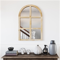 6695 - Matherne Farmhouse Arch Wall Mirror