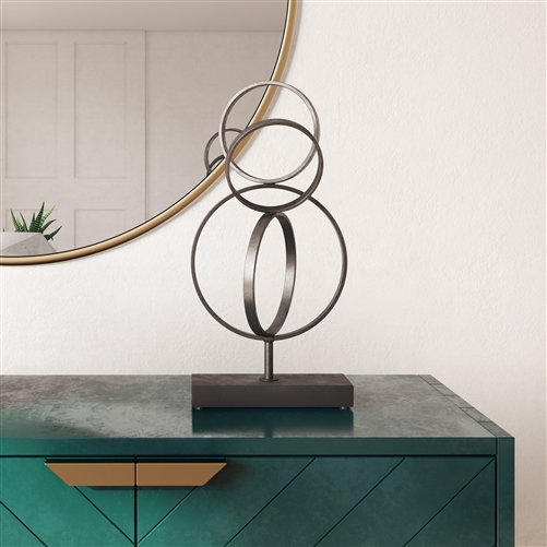 7104 - Keya Abstract Metal Sculpture