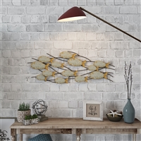 7265 - Carlen Metal Fish Wall Decor