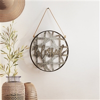 7296 - Blessed Metal Wall Decor