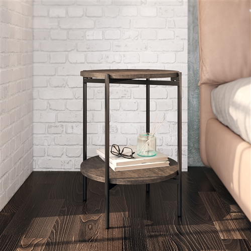 7784 - Kamryn Modern Accent Table - Gray/Black