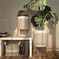 7951 - Jessa Modern Planters (Set of 2)