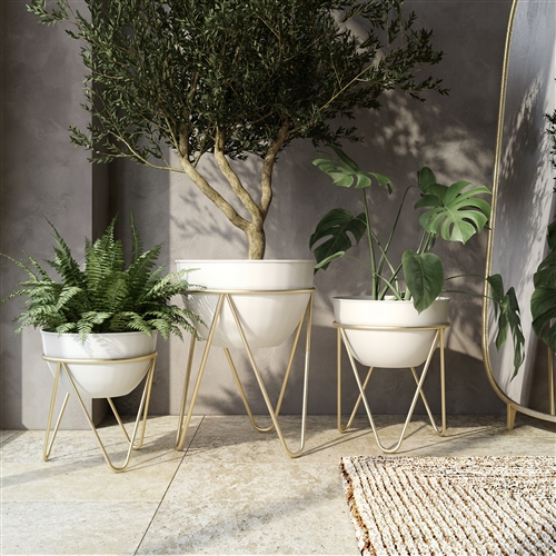 7982 - Drea Modern Planters (Set of 3)