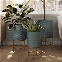 8033 - Luca Modern Planters (Set of 3)