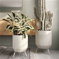 8101 - Lyra Large Modern Planters (Set of 2)