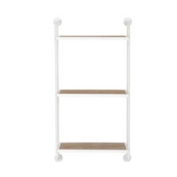 8750 - Emery Wall Shelf - 3 Shelf 18" White