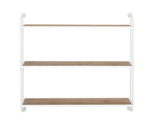 8811 - Emery Wall Shelf - 3 Shelf 38" White