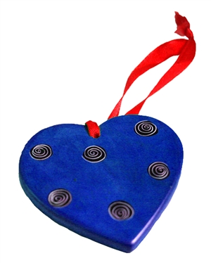Heart Soapstone Ornament - CHOR1021