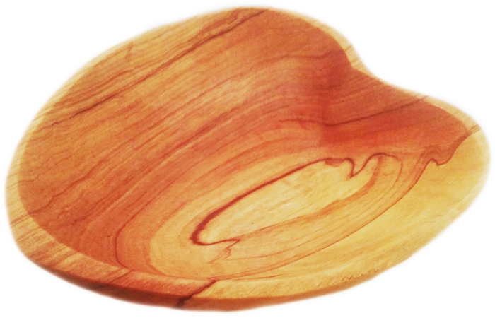 Heart Teak Wood Bowl - HEBO1086