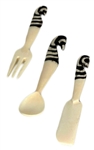 Zebra Cow Bone Spoon - KISP1049