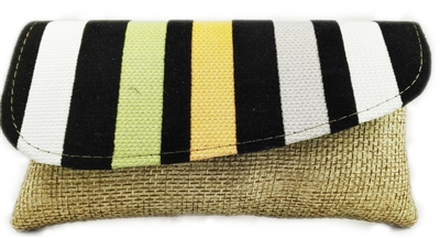 Rectangle Fabric Clutch - PRCL1034