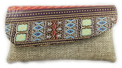 Rectangle Fabric Clutch - PRCL1045