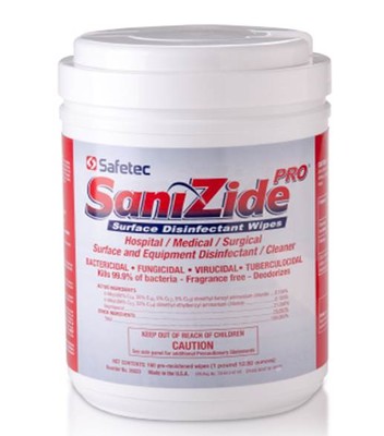 SaniZide Pro Germicidal Wipe 160ct
