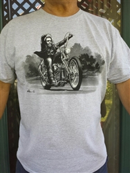 Short Sleeve Cruzin Mann T-Shirt with Logo Face On Back