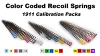 color coded recoil springs for 1911 and 2011 trigger job