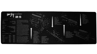 AR15 | AR-15 | neoprene | tekmat | rifle cleaning | gun cleaning | cleaning mat | gun cleaning mat | rifle cleaning mat | shotgun cleaning | roll up | cleaning pad | universal cleaning mat | tactical cleaning mat | field strip | parts keeper