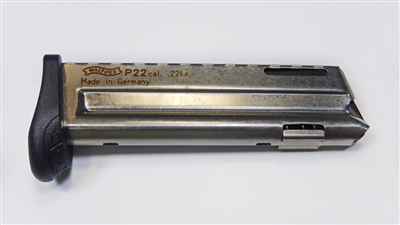 Walther P22 factory 10 round magazine with Finger Rest