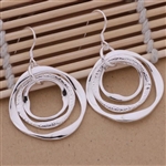 Silver earrings