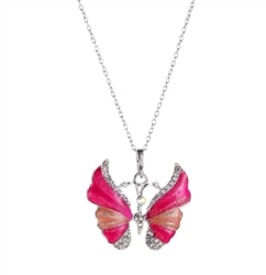 butterfly pendant necklace