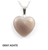 genuine stone pendant necklace