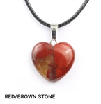 genuine stone pendant necklace