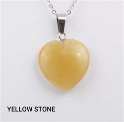 genuine stone pendant necklace